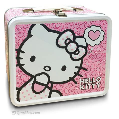 Sanrio Hello Kitty Metal Lunch Box Size 19×16×11 cm 